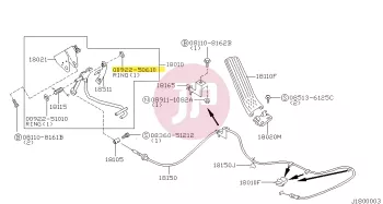NISSAN 00922-50610 - RING-SNAP