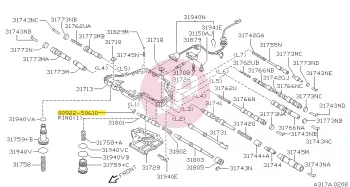 NISSAN 00922-50610 - RING-SNAP