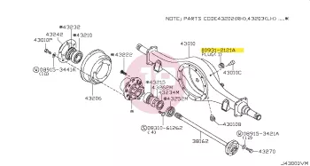 NISSAN 00931-2121A - Oil Filler Plug