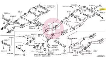 NISSAN 01111-00183 - BOLT HOOK