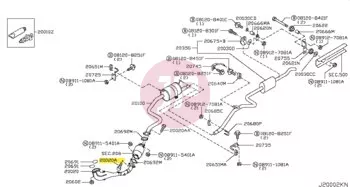 NISSAN 01115-00221 - BOLT