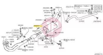 NISSAN 01115-00221 - BOLT