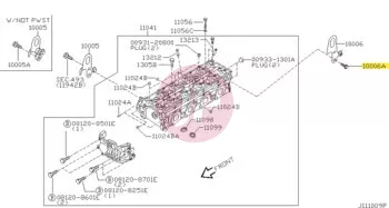 NISSAN 01121-00772 - Kuplung szerkezet csavar