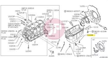 NISSAN 01121-00772 - BOLT