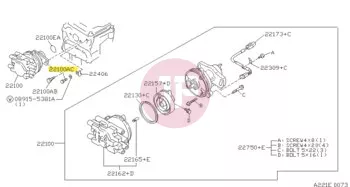 NISSAN 01121-00772 - Kuplung szerkezet csavar