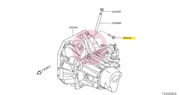 NISSAN 01121-07211 - BOLT-TRANSMISSI