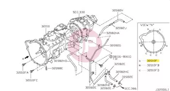 NISSAN 01121-07211 - BOLT-TRANSMISSI