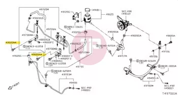 NISSAN 01121-N6051 - Motorburkolat csavar