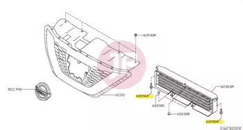 NISSAN 01121-N6051 - BOLT