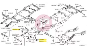 NISSAN 01125-00903 - Lökhárító konzol csavar