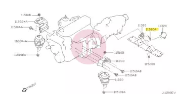 NISSAN 01125-01181 - BOLT