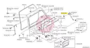 NISSAN 01217-00141 - NUT