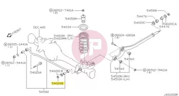 NISSAN 01225-00131 - NUT