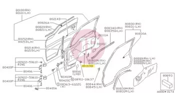 NISSAN 01241-00033 - CLIP E