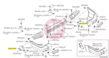 NISSAN 01241-00173 - NUT