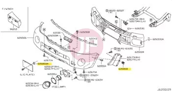 NISSAN 01241-00173 - NUT