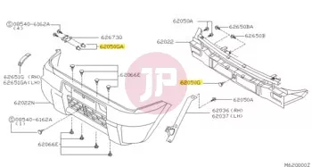 NISSAN 01281-00831 - GROMMET-SCREW