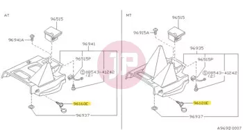 NISSAN 01307-01001 - Trim Screw with Cap