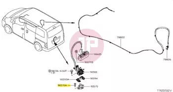 NISSAN 01412-00083 - SCREW