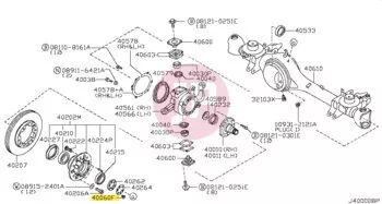 NISSAN 01414-00051 - SCREW