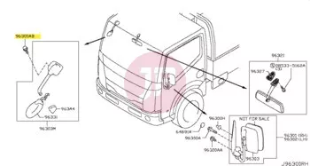 NISSAN 01436-00921 - Csavar