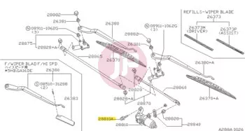 NISSAN 01436-00921 - SCREW