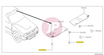 NISSAN 01451-00801 - SCREW TAPP