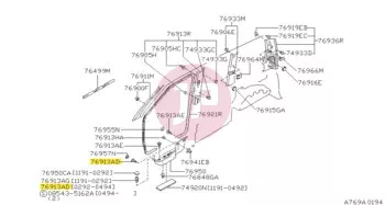 NISSAN 01451-00801 - SCREW TAPP