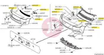 NISSAN 01451-00841 - Csavar