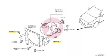 NISSAN 01451-00841 - Csavar