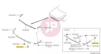 NISSAN 01454-00025 - SCREW