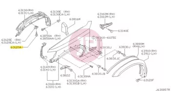 NISSAN 01454-00025 - Csavar