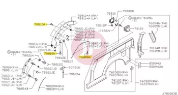 NISSAN 01461-00951 - SCREW