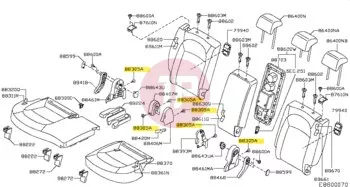 NISSAN 01466-00022 - SCREW