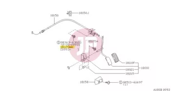 NISSAN 01466-00022 - SCREW