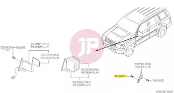 NISSAN 01553-01583 - CLIP
