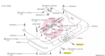 NISSAN 01553-02741 - Lökhárító patent