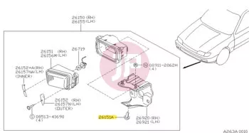 NISSAN 01553-02741 - Bumper Fastener Clip