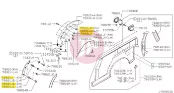 NISSAN 01553-02903 - CLIP