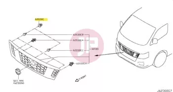NISSAN 01553-02913 - CLIP