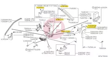 NISSAN 01553-02923 - CLIP