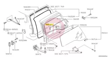 NISSAN 01553-02923 - CLIP