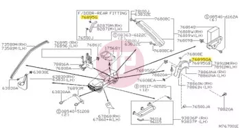NISSAN 01553-03123 - CANOE RIVET