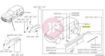 NISSAN 01553-03123 - CANOE RIVET