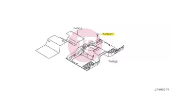 NISSAN 01553-03583 - CLIP-TRIM