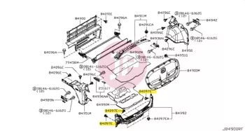 NISSAN 01553-03643 - CLIP