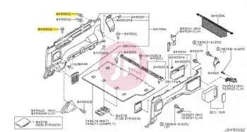 NISSAN 01553-03703 - CLIP