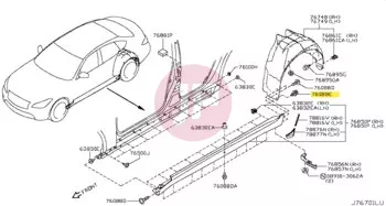NISSAN 01553-05933 - CLIP