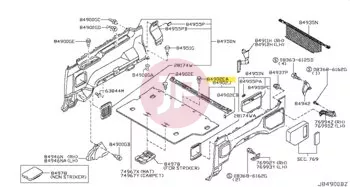 NISSAN 01553-09601 - CLIP