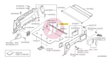 NISSAN 01553-09601 - CLIP